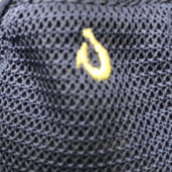 OluKai Nohea mesh boys shoes blue with yellow - Picture 5 of 6